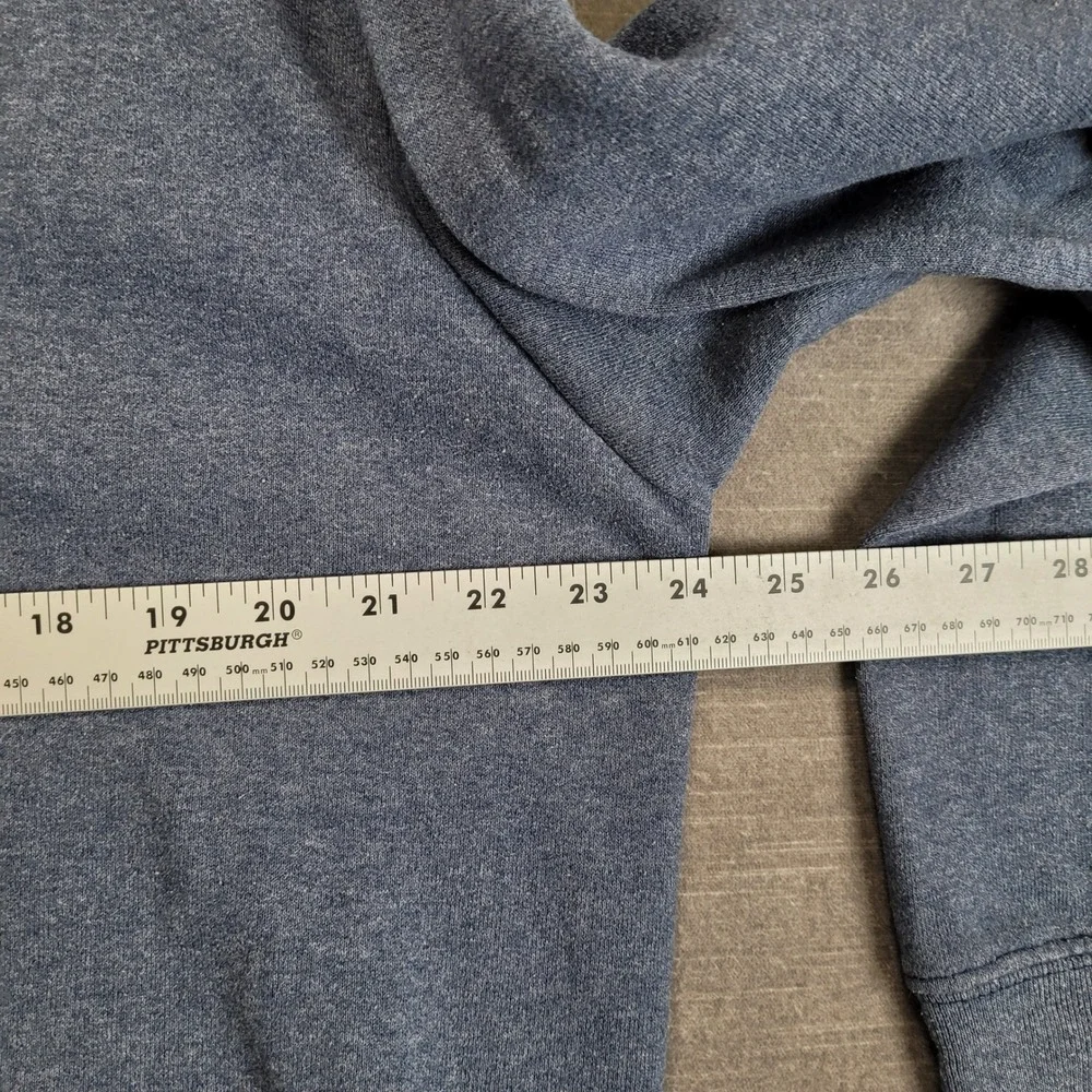 The North Face Y2K Mens Crewneck Sweatshirt Blue Orange‎ Logo Size L